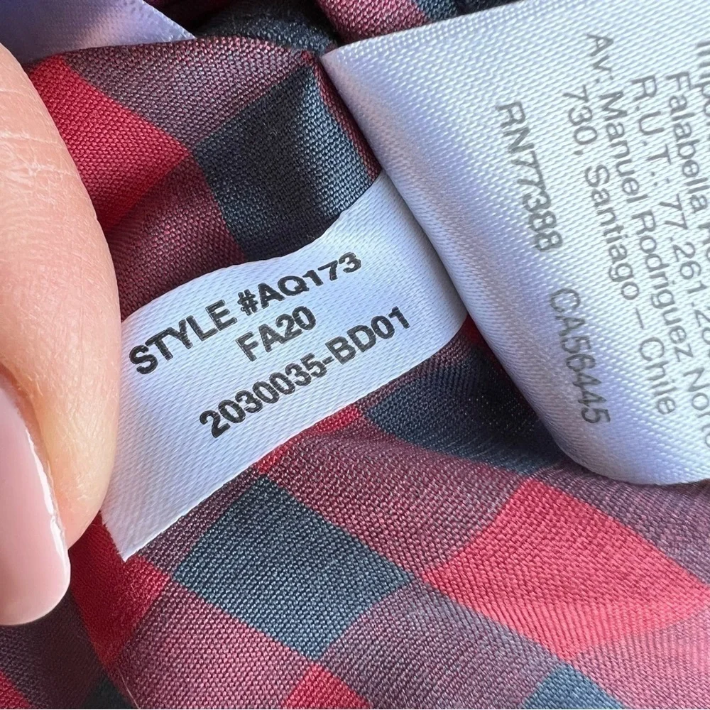 NWOT J.Crew Men’s Blue / Salmon Check Button Front Shirt, Size Small